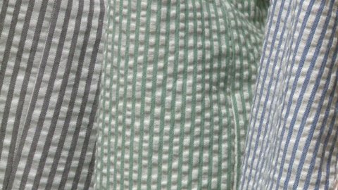 Сирсакер – индийская жатая ткань в полоску