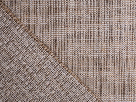 Бежевая ткань под лён из полиэстера и хлопка