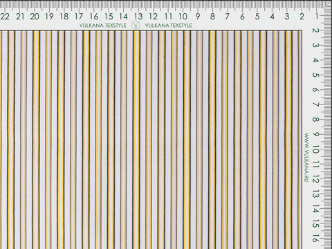 Поплин полоска ЗАРАНО МОККА из поликоттона - бежевый