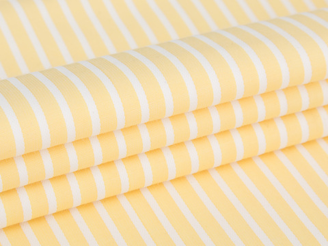 Полоска поплин ЗАРАНО ПАУДЕР из поликоттона - желтый