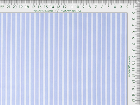 Полоска поплин ЗАРАНО ПАУДЕР из поликоттона - синий