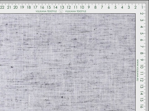 Имитация льна ДЖОН ЛИНЕН из поликоттона - черный