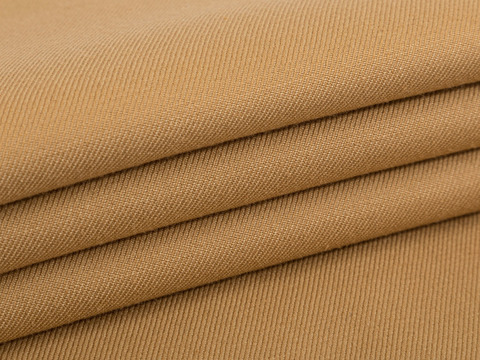 Оранжево-бежевая ткань из хлопка полиэстера вискозы и лайкры