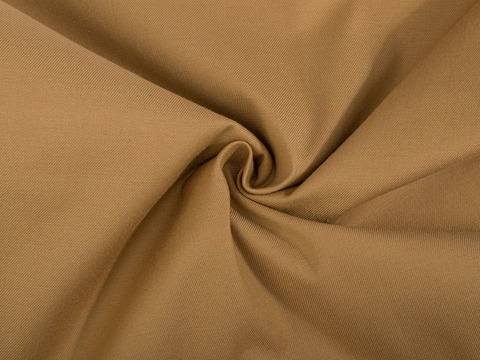 Оранжево-бежевая ткань из хлопка полиэстера вискозы и лайкры