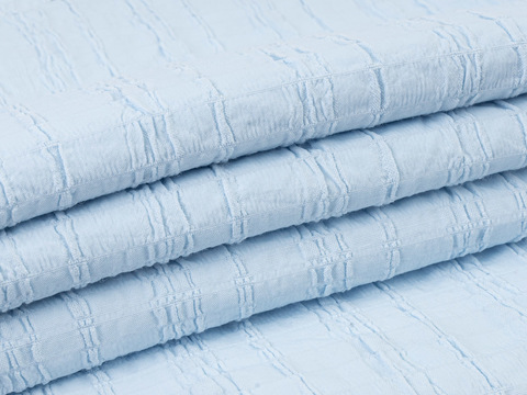 Жатка нежно-голубого цвета из полиэстера хлопка и эластана