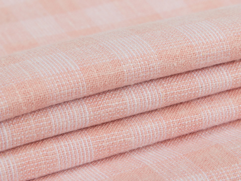 Имитация льна ЛОЛИПОП из поликоттона - розовый