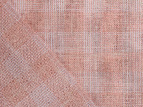 Имитация льна ЛОЛИПОП из поликоттона - розовый