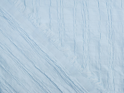 Жатка нежно-голубого цвета из полиэстера хлопка и эластана