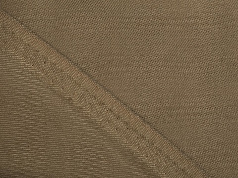 Однотонная ткань цвета бежево-серого хаки из хлопка полиэстера вискозы и лайкры