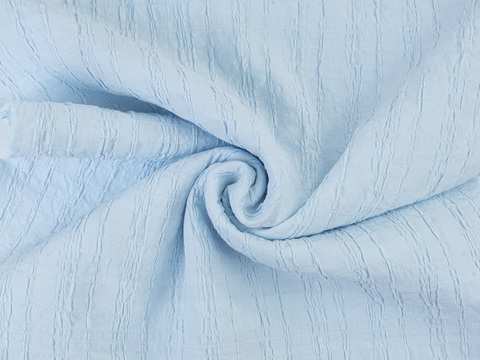 Жатка нежно-голубого цвета из полиэстера хлопка и эластана