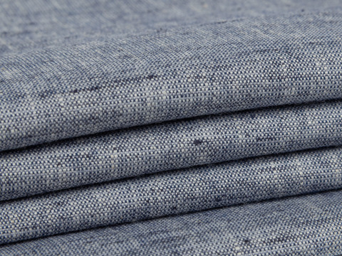Ткань LINEN LINE LYC-C001(blue)