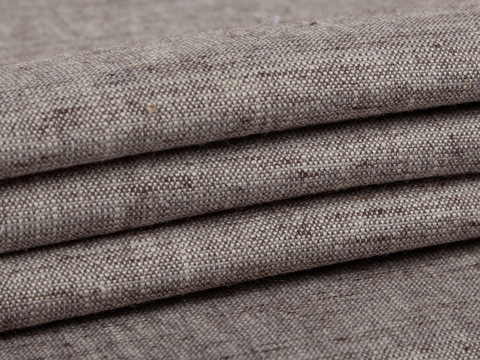Ткань LINEN LINE LYC-C002(brown)
