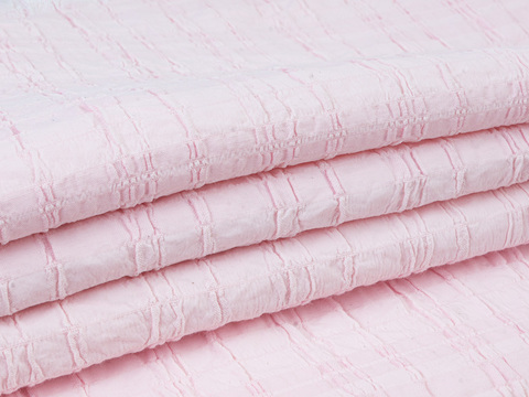 Жатка нежно-розового цвета из полиэстера хлопка и эластана