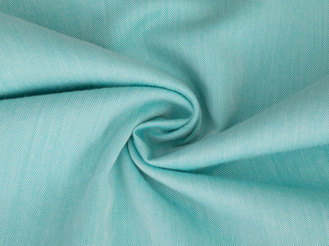 Шелковый сатин СИТИСИЛК с районом- бирюзовый