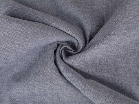 Оксфорд СТРЕЙЧ из поликоттона - серый