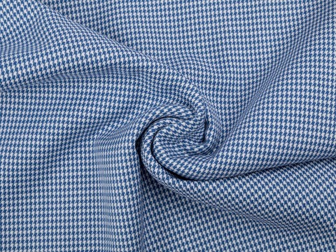 Мелкая гусиная лапка КУКС - синий-белый