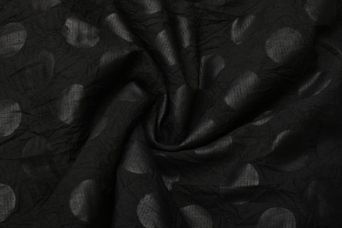 Ткань INDIAN CRUSH-D01 C003(black)