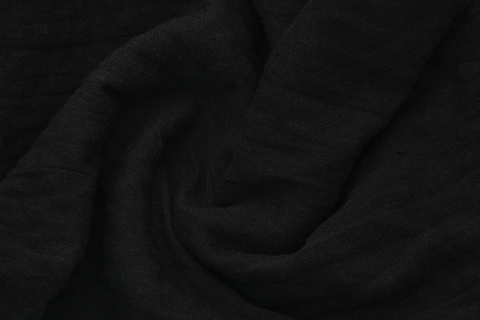 Ткань INDIAN CRUSH STP-D01 C002(black)