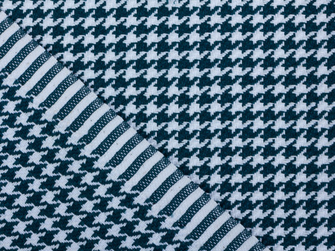 Ткань CHANEL CHK LYC-D01 C002(dark green-white)