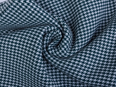 Ткань CHANEL CHK LYC-D01 C002(dark green-white)