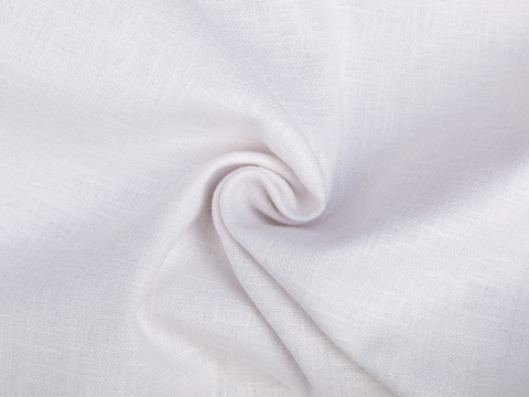 Белая плотная ткань хлопок и полиэстер