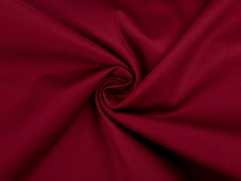 Сатин СЕЛЕБРЕЙШЕН из хлопка - бордовый