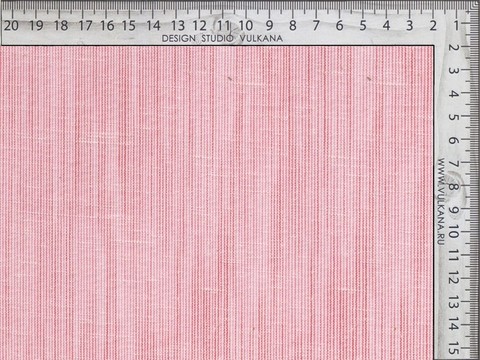 Имитация льна ЛАВ из поликоттона - розовый