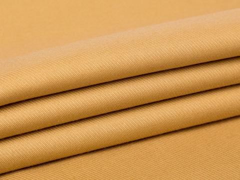 Однотонная ткань карамельного цвета из хлопка