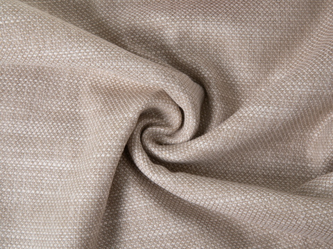 Рогожка под лен ГУДКЭП из поликоттона - бежевый