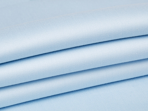 Сатин стрейч ОРИГАМИ из поликоттона - голубой