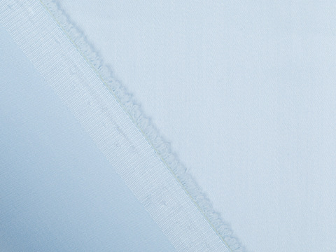 Сатин стрейч ОРИГАМИ из поликоттона - голубой