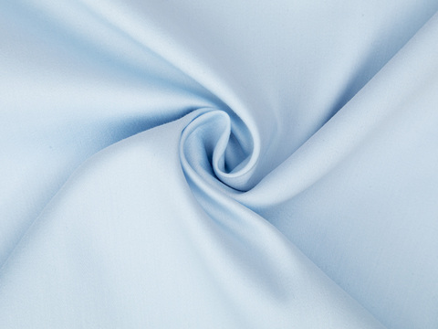 Сатин стрейч ОРИГАМИ из поликоттона - голубой