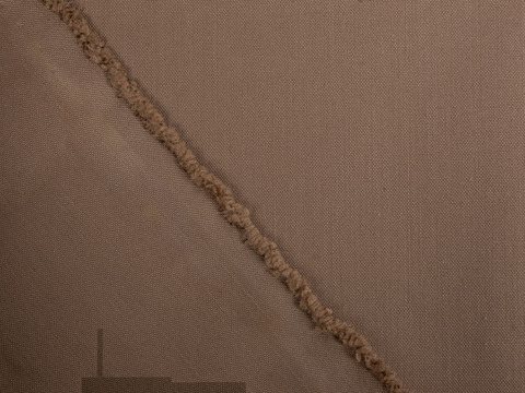 Однотонный поплин цвета чайной розы из полиэстера и хлопка