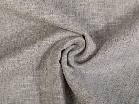 Пестротканая светло-серая ткань из хлопка полиэстера и вискозы