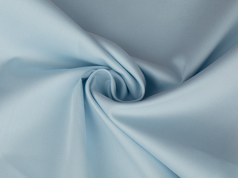 Сатин КРОМПТОН из хлопка - синий