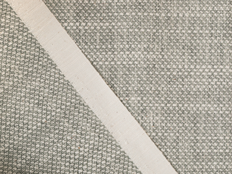 Рогожка под лен ГУДКЭП из поликоттона - бежево-серый