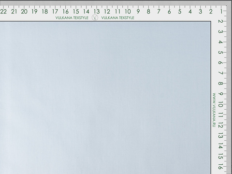 Однотонная ткань небесно-синего цвета из хлопка и лайкры