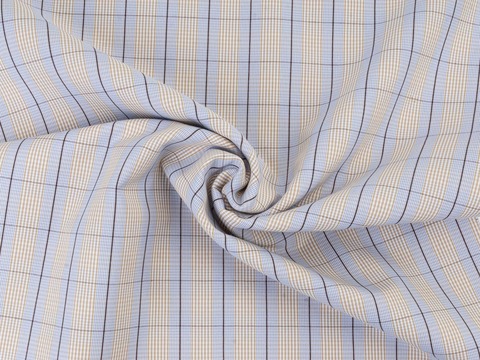 Поплин технология КУЛТЕКС поликоттон - белый-бежевый