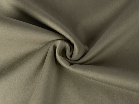 Однотонная ткань фисташкового цвета из хлопка и лайкры