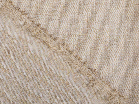 Костюмная ткань нейтрального ванильного оттенка из полиэстера и хлопка