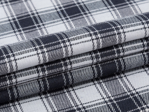 Фланель ХУНГАМА из поликоттона - синий-белый