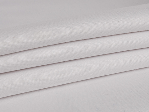 Поплин белого цвета из хлопка