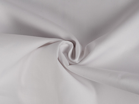 Поплин белого цвета из хлопка