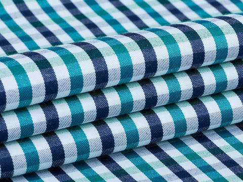 Клетка твил ВЕРИ ЗАРАНО из поликоттона - зеленый-белый