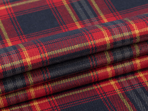 Фланель ХУНГАМА из поликоттона - рыжий коричневый