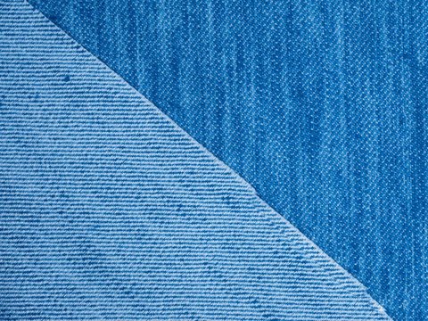 Джинсовая голубая ткань из полиэстера хлопка и лайкры