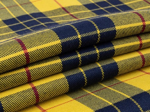 Шотландка стрейч ТРАСТКОТ - желтый-черный