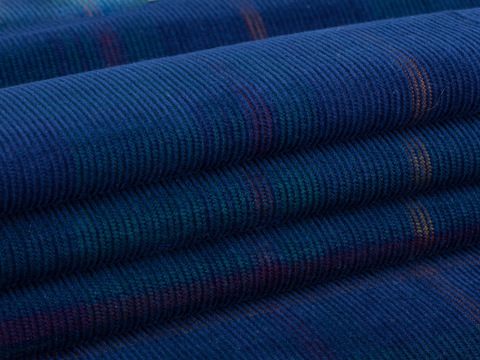 Ткань LUX VELVET CHK-D42 C001(blue-green)