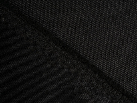 Саржа KOOLTEX чёрного цвета из хлопка и култекса