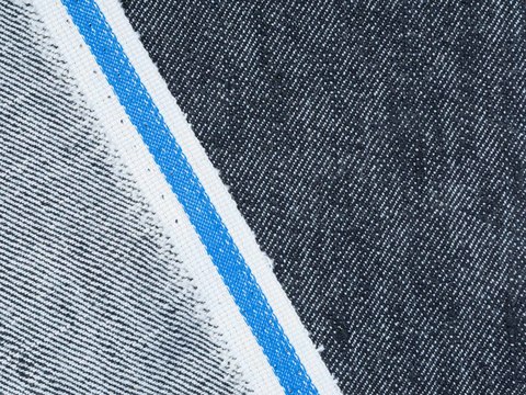 Ткань DENIM ARL LYC-C003(black raw)